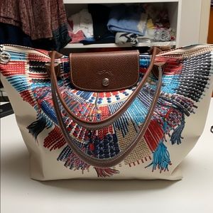 Longchamp LG Le Pilage Collier Massai Tote